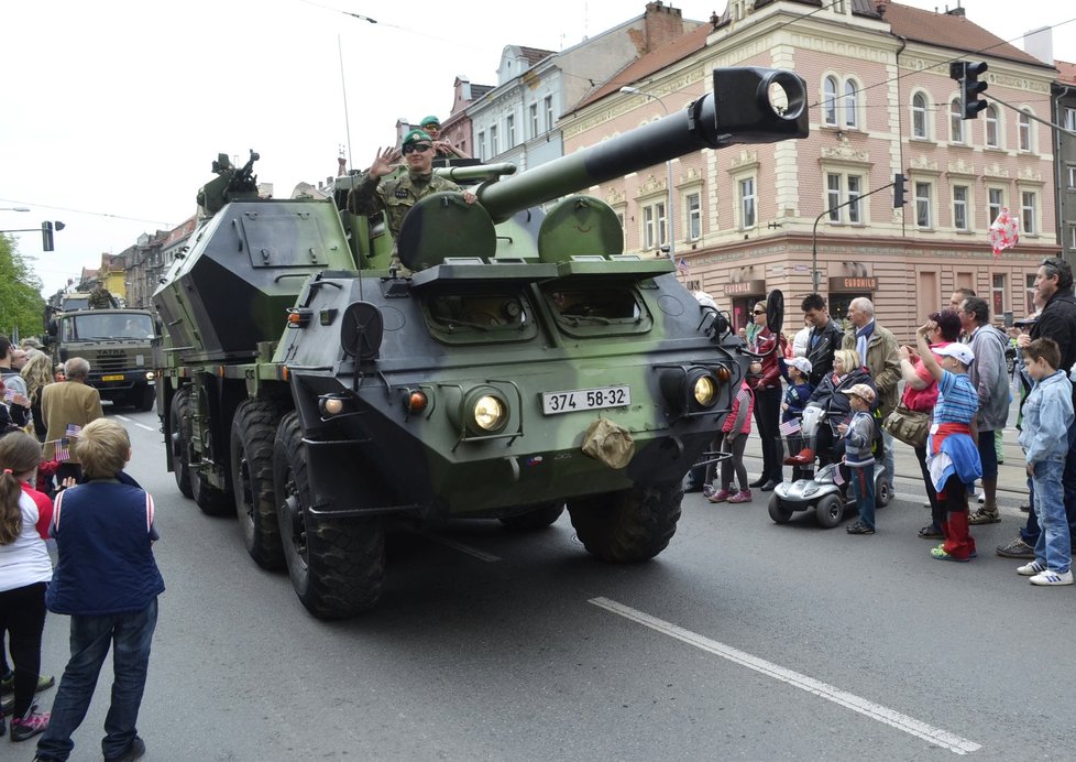 Convoy of liberty v Plzni, takhle vypadal v roce 2015.