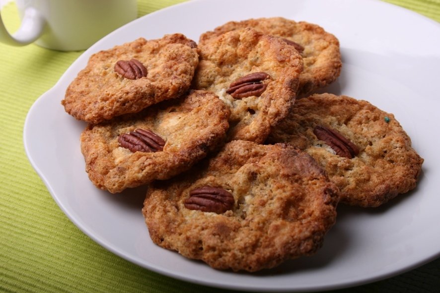 Cookies s čokoládou a vločkami