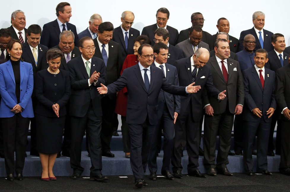 Klimatický summit v Paříži: Uprostřed světových státníků prezident Hollande