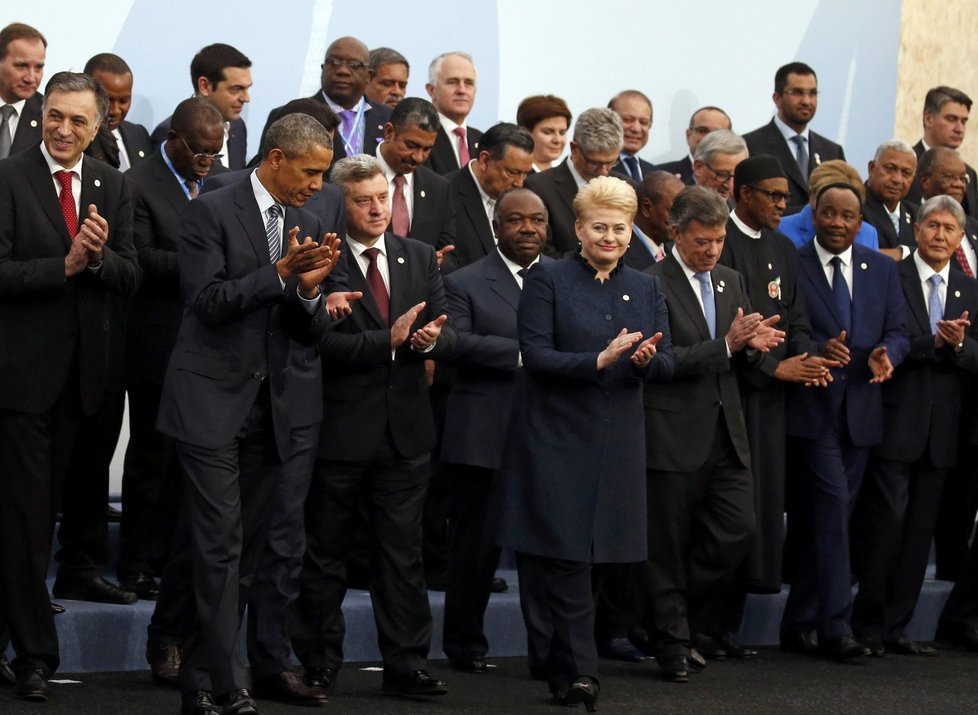 Klimatický summit v Paříži: Dorazil i prezident Barack Obama.