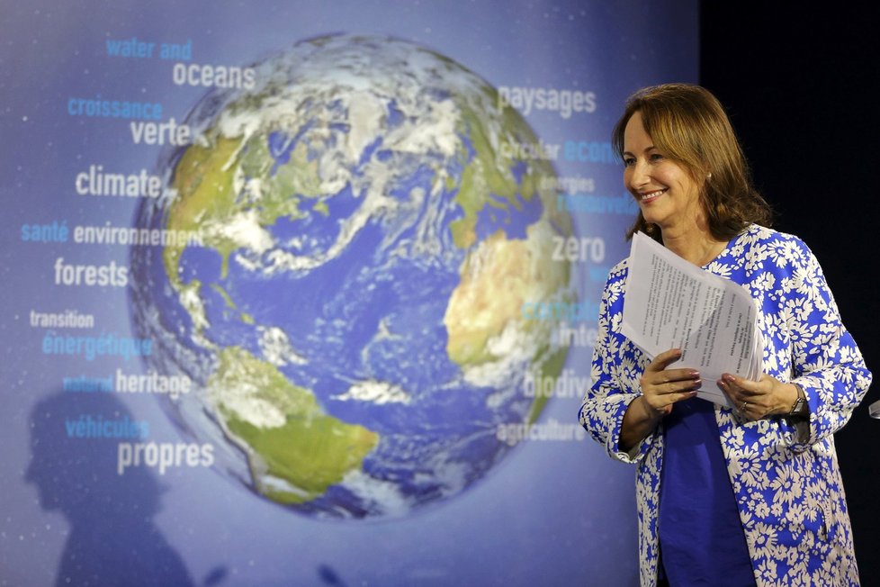 Klimatický summit v Paříži: Francouzská ministryně pro životní prostředí a energetiku Ségolène Royal