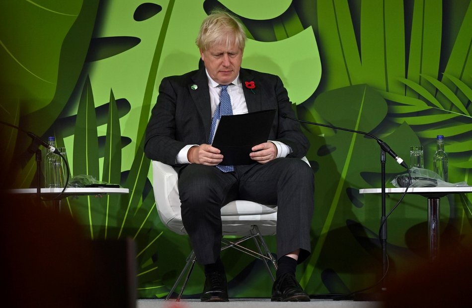 Boris Johnson, hostitel klimatické konference.