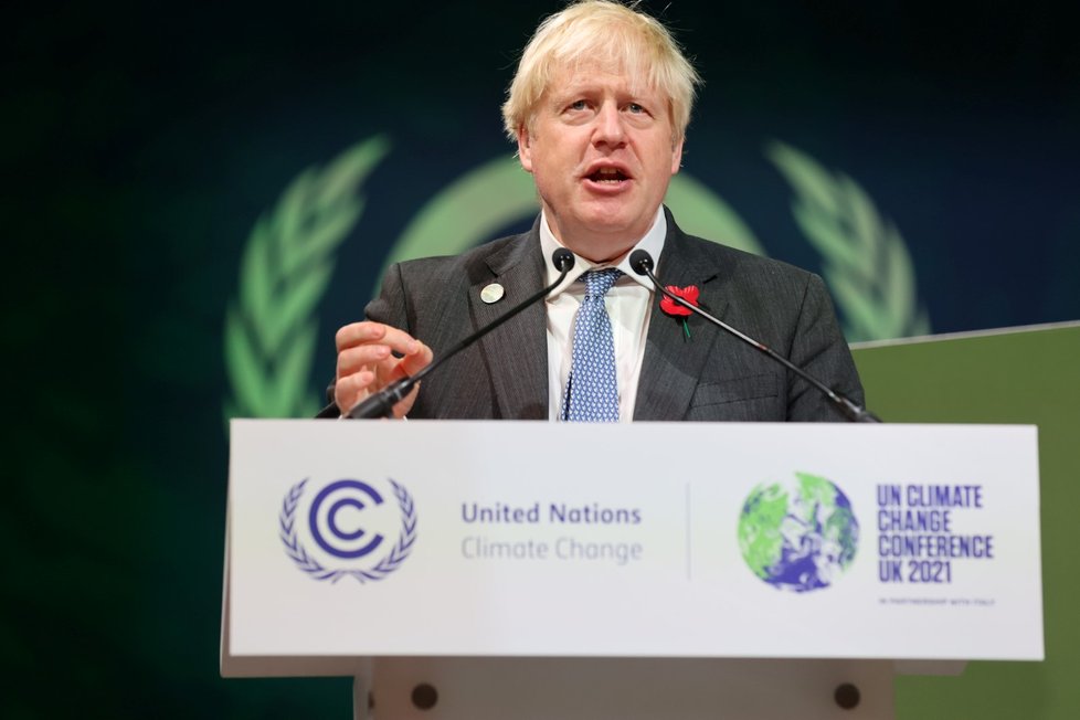 Boris Johnson, hostitel klimatické konference