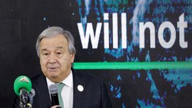 Klimatická konference COP27: Generální tajemník OSN António Guterres (7.11.2022)