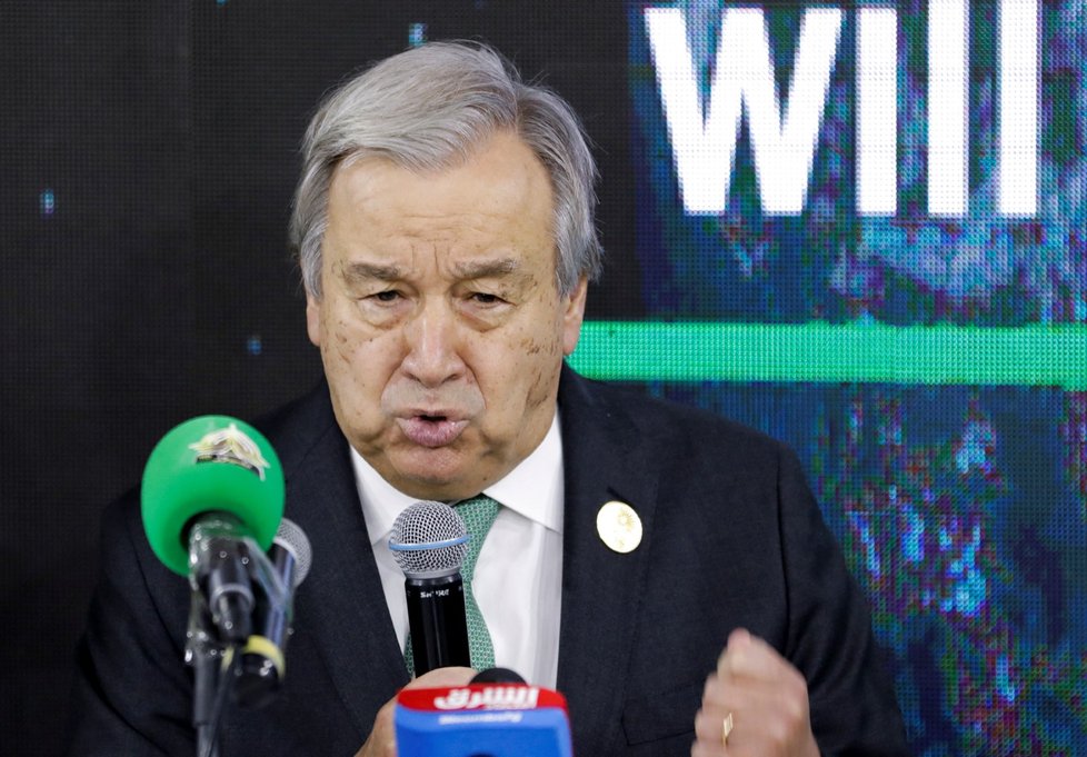 Klimatická konference COP27: Generální tajemník OSN António Guterres (7.11.2022)