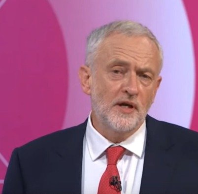 Corbyn při televizní debatě