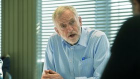 Jeremy Corbyn poskytl v pražském Kongresovém centru rozhovor Blesk.cz.