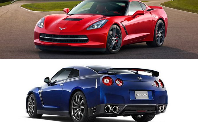 Designový duel: Corvette Stingray vs. Nissan GT-R