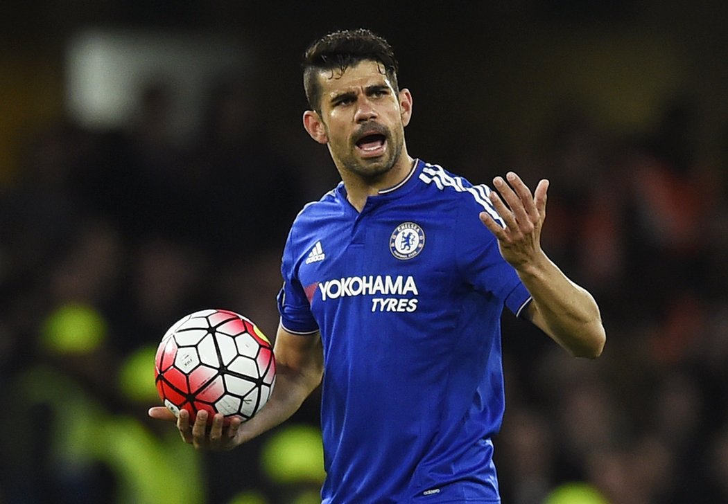 Útočník Chelsea Diego Costa