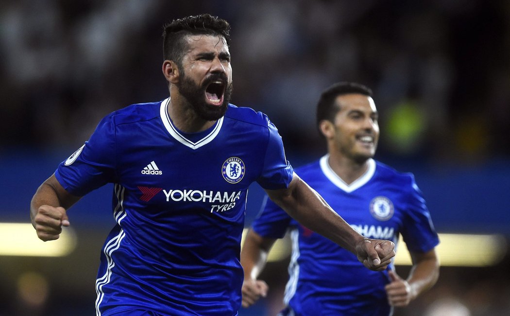 Útočník Chelsea Diego Costa rozhodl duel s West Hamem