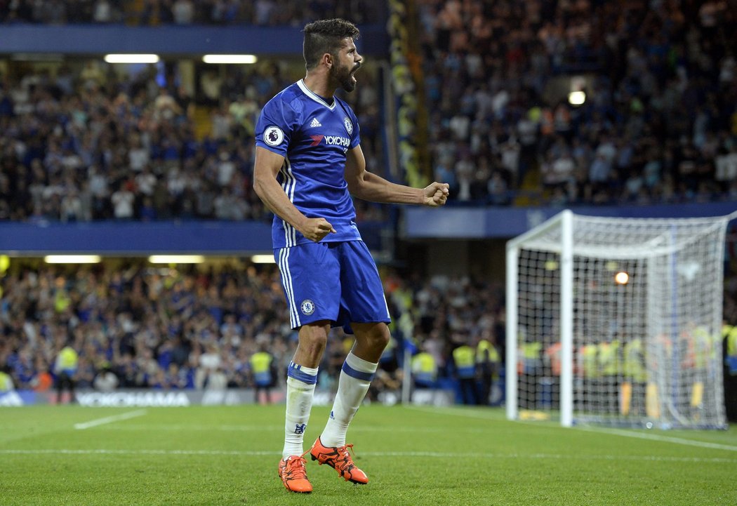 Útočník Chelsea Diego Costa rozhodl duel s West Hamem