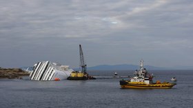 Costa Concordia havarovala 13. ledna 2012