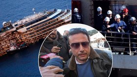Kapitán Schettino se v rámci vyšetřování tragické nehody vrátil na palubu své lodi