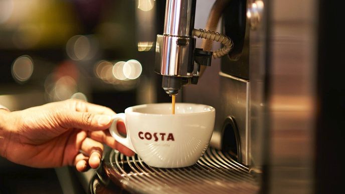 Káva z řetězce kaváren Costa