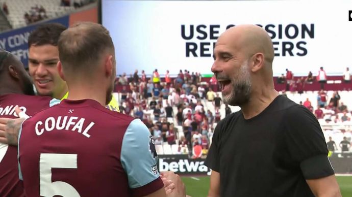 Guardiola měl pro Coufala pochvalu