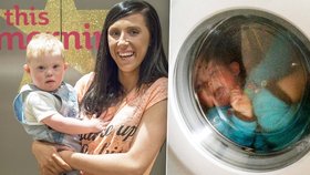 Mladá maminka strčila syna do pračky a snímek si dala na Facebook.