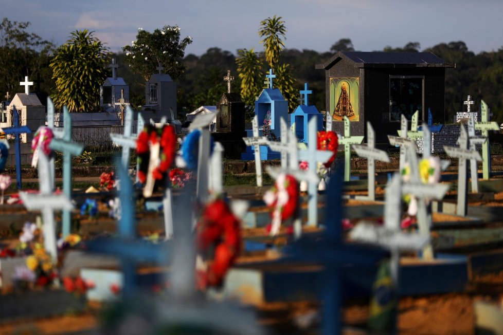 Hřbitov Parque Taruma, Manaus, Brazílie.