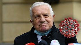 Exprezident Václav Klaus chytil covid