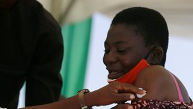 Očkování proti covidu v Nigérii.