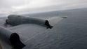 Letoun kanadského letectva CP-140 Aurora pátrá po ztracené ponorce
