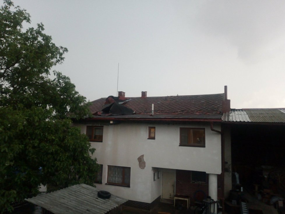 Následky bouřek v Královéhradeckém kraji. (16.8.2023)