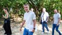 Andrej Babiš na Slapské přehradě. (13.8.2026) Andrej Babiš na Slapské přehradě. (13.8.2026)
