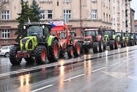 Další protest zemědělců: Traktory napříč Českem i u hranic, blokády měst sedláci neplánují