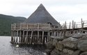 Rekonstruovaný crannong na jezeru Loch Tay