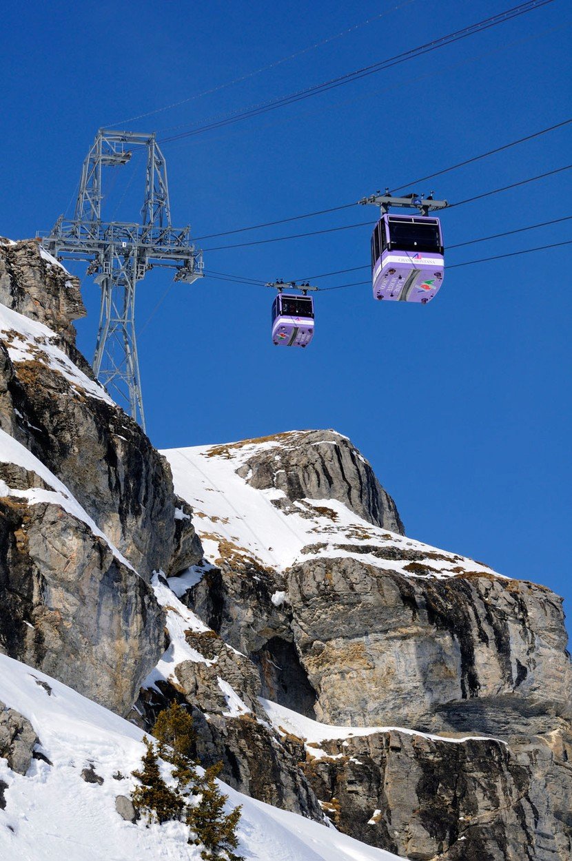 Lyžařské středisko Crans-Montana Aminona