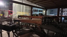Švýcarský bar, ve kterém došlo k explozi