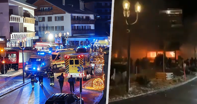 Oblast exploze ve švýcarském lyžařském středisku Crans Montana