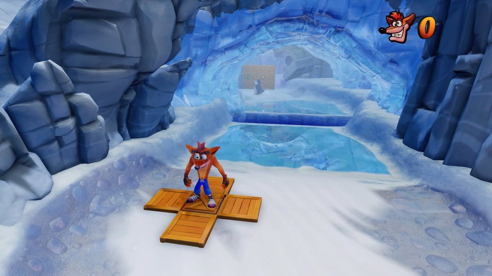 Úroveň z Crash Bandicoot 2: Cortex Strikes Back.