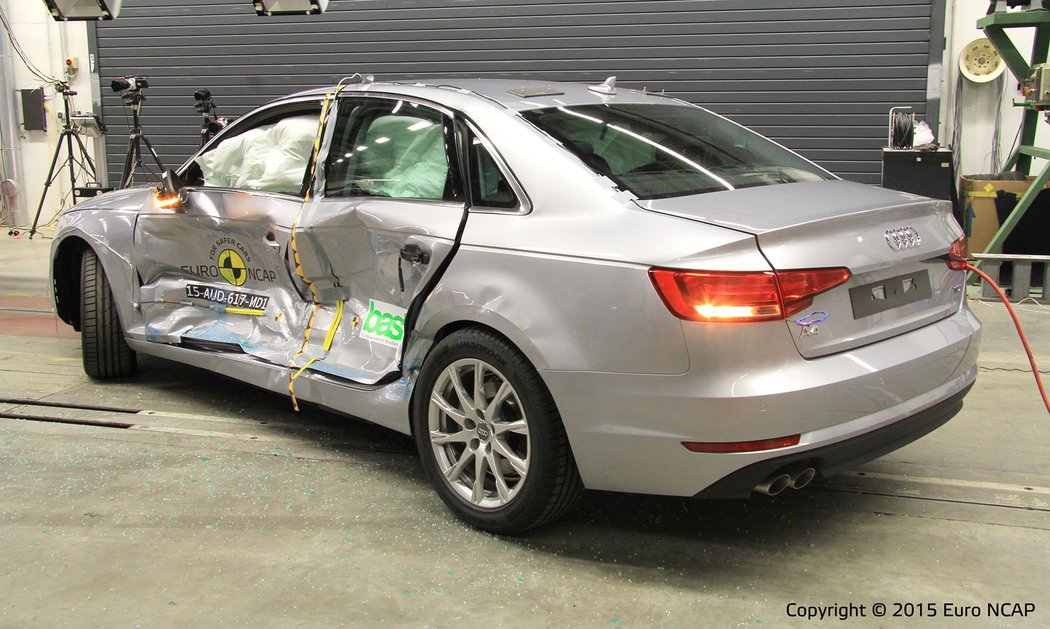 crashtest audi euroncap novemodely video strednitrida