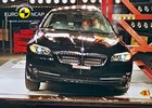 Euro NCAP 2010:  BMW 5 – Pět hvězd, problematická je jen tuhá přední hrana kapoty