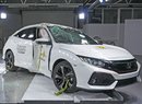 Euro NCAP 2017: Honda Civic – Pět hvězd na druhý pokus