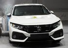 Euro NCAP 2017: Honda Civic – Nedostatky v ochraně dětí stojí za čtyřmi hvězdami