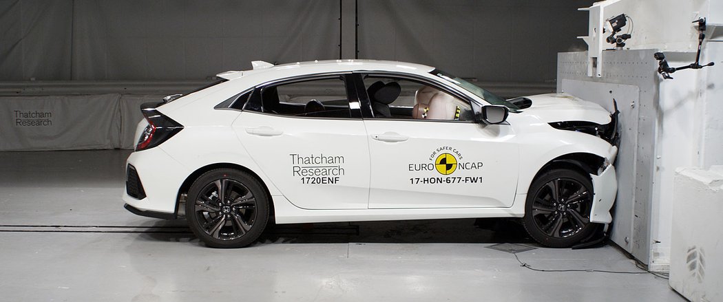 crashtest honda euroncap novemodely video nizsistredni