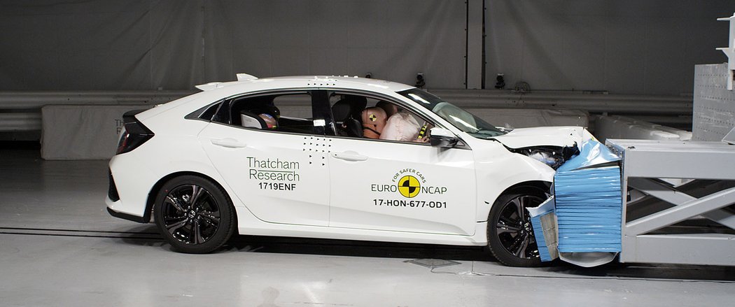 crashtest honda euroncap novemodely video nizsistredni