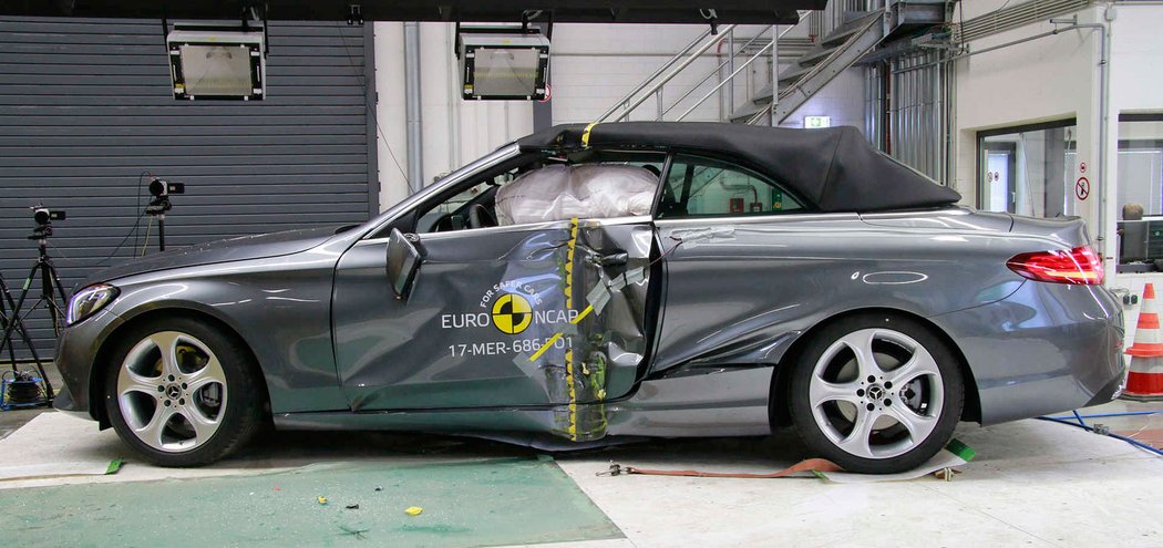 Euro NCAP 2017: Mercedes-Benz C Cabriolet