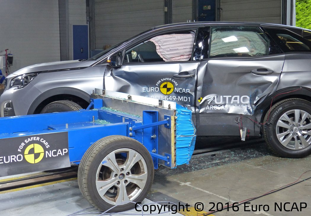 crashtest peugeot euroncap novemodely video