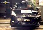 Euro NCAP 2009: Peugeot 5008 –  Pět hvězd, chodci v ohrožení
