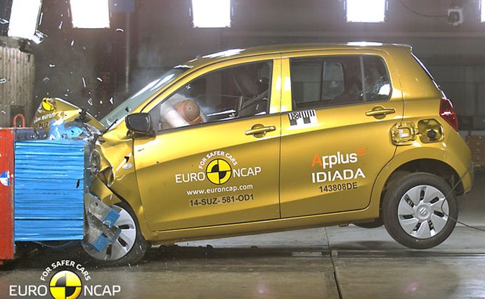 Nové testy Euro NCAP: Suzuki Celerio získalo jenom tři hvězdy