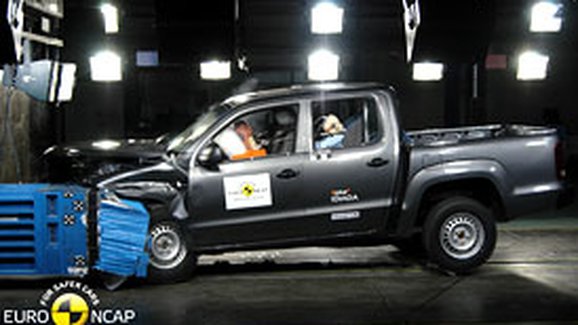 Euro NCAP 2010:  VW Amarok – Čtyři hvězdy, slabší ochrana dětí