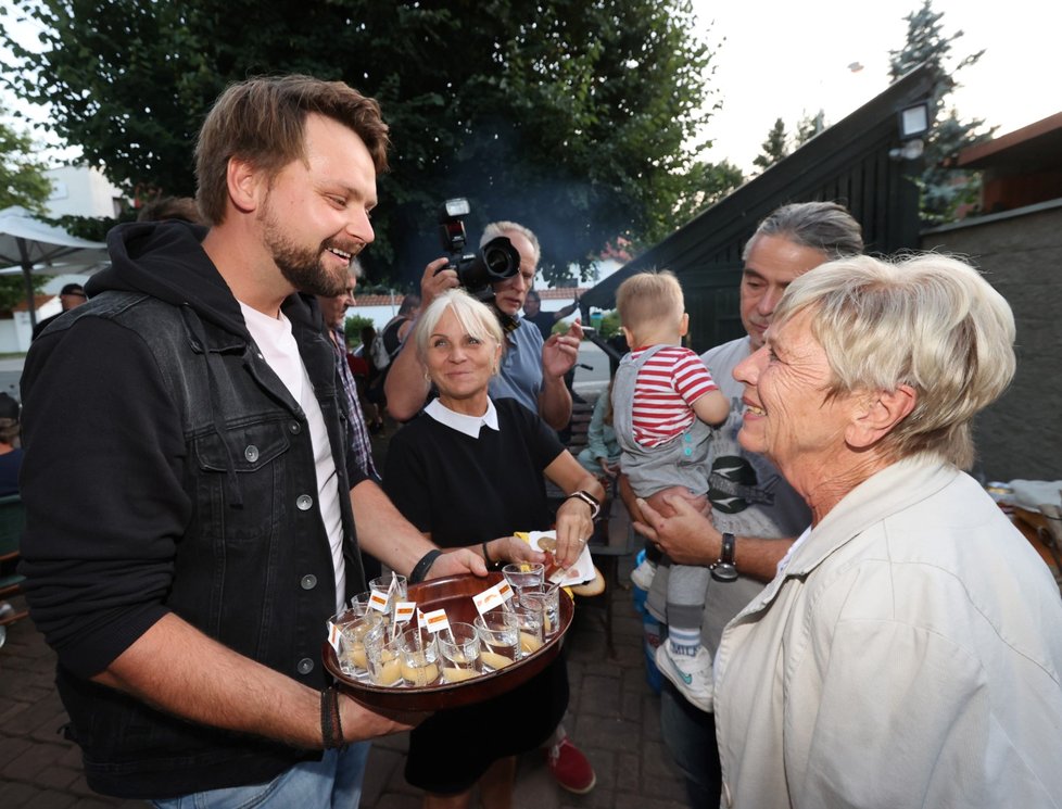 Jaroslava Obermaierová na akci U Slepiček