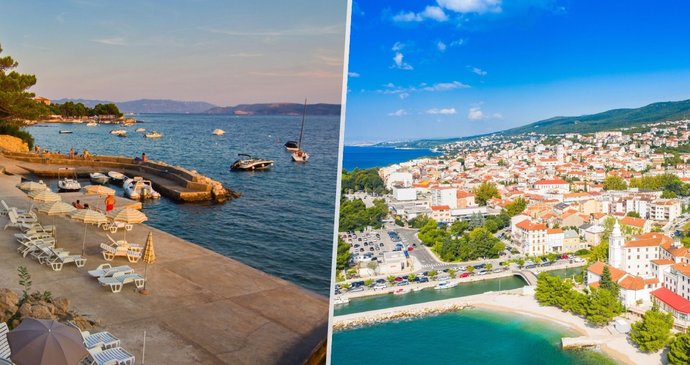 Chorvatské město Crikvenica