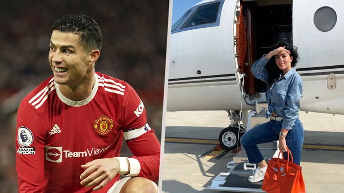 Cristiano Ronaldo vzal svou milou Georginu na rande tryskáčem.