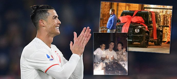 Cristiano si své narozeniny náležitě užil