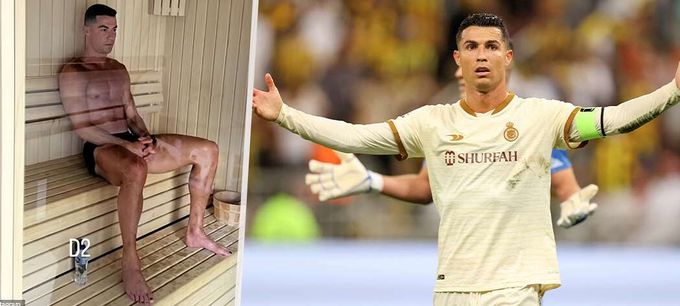 Šokující detail fotky Ronalda ze sauny: Lakuje si nehty! Šokující detail fotky Ronalda ze sauny: Lakuje si nehty!
