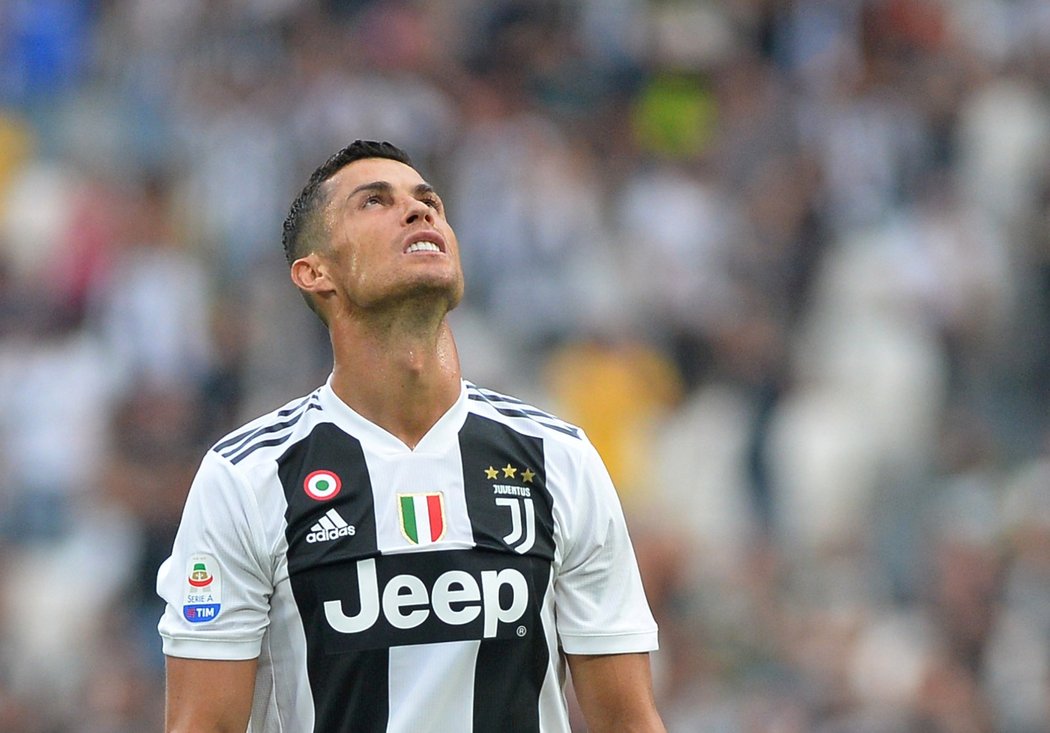 Cristiano Ronaldo v dresu Juventusu Turín