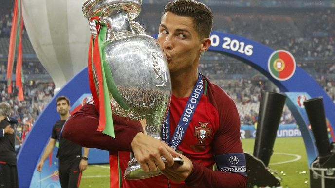 Cristiano Ronaldo v portugalském reprezentačním dresu